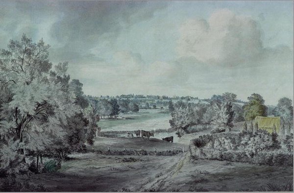 The Valley of the Stour, with Langham church in the distance