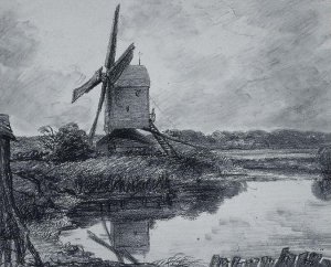 A mill on the banks of the River Stour