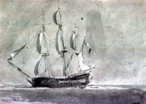 A ship under Sail