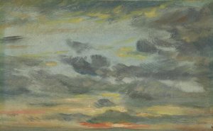 Sky Study, Sunset, 1821-22