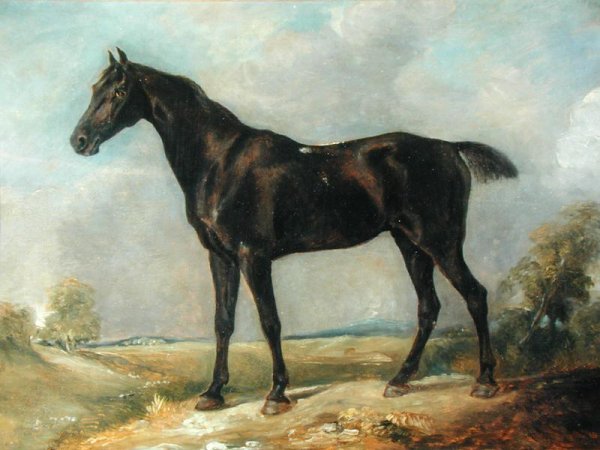 Golding Constable's Black Riding-Horse, c.1805-10