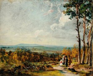 Hampstead Heath Looking Towards Harrow, 1821