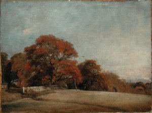 An Autumnal Landscape at East Bergholt, c.1805-08