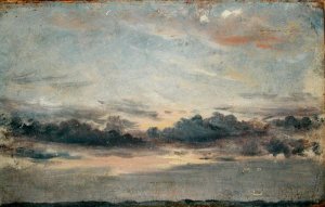 A Cloud Study, Sunset, c.1821