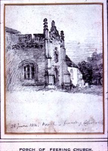 Porch of Feering Church, 28th June, 1814