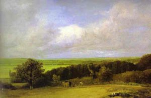 Landscape Ploughing Scene In Suffolk (A Summerland) 1814