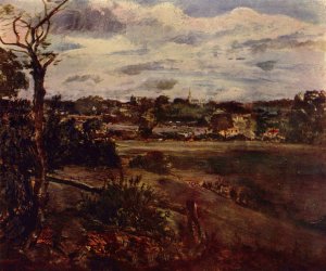 View of Highgate from Hampstead Heath, c.1834