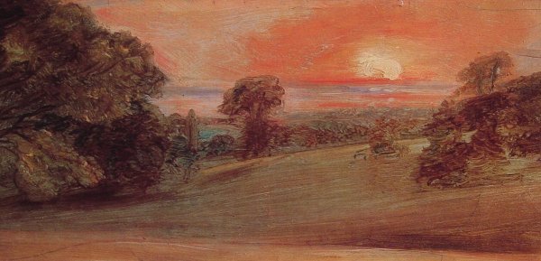 Evening Landscape At East Bergholt