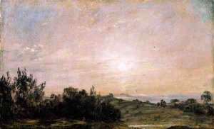 Hampstead Heath, looking towards Harrow, 1821-22