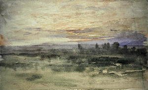 John Constable - View from Hampstead, 1833